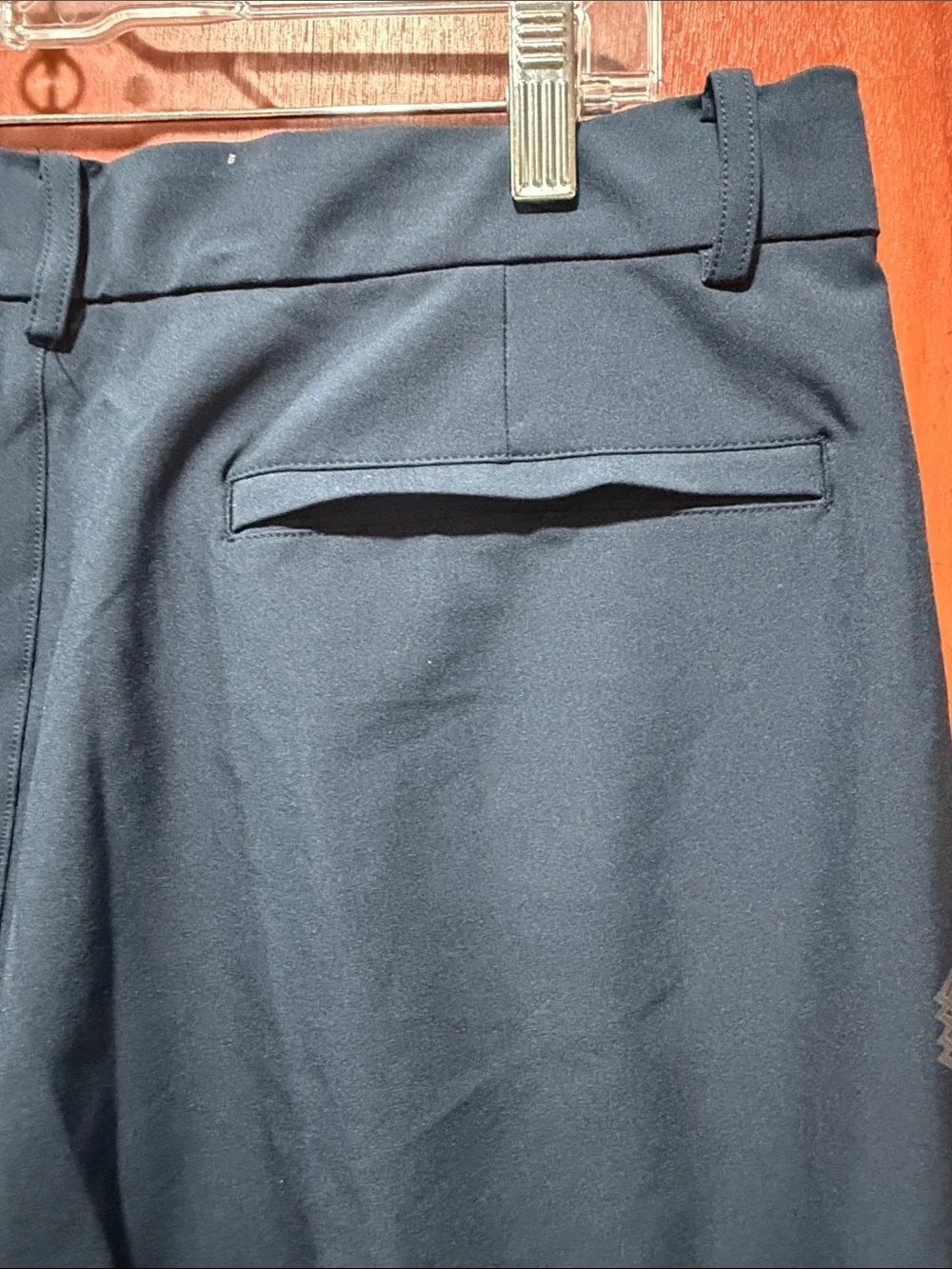 Men's FLX Stretch Dress Pants in Navy Blue